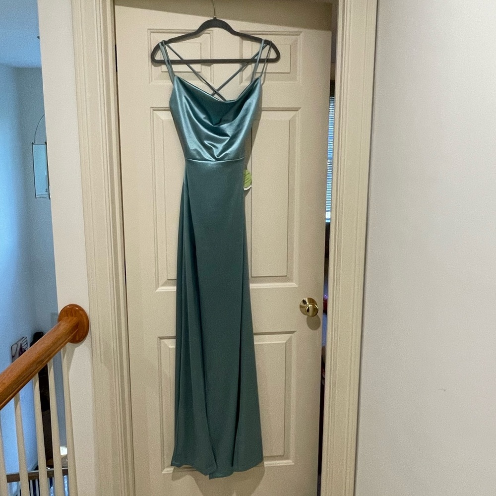 Windsor Seafoam Long dress